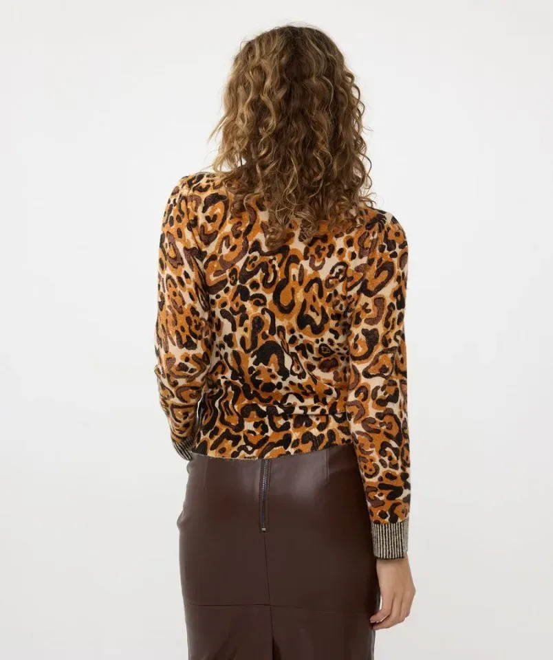 Esqualo Pull: Luipaard print, ( ESQ.277 )