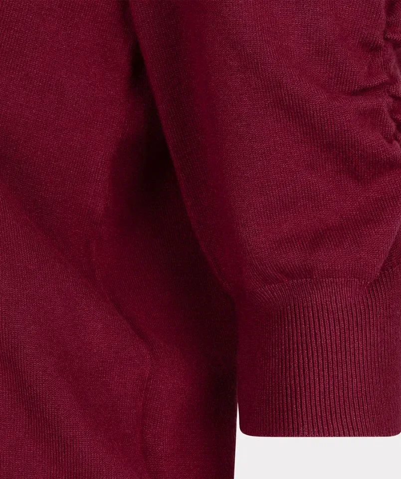 Esqualo Pull: bordeau, 3/4 mouw ( ESQ.284 )