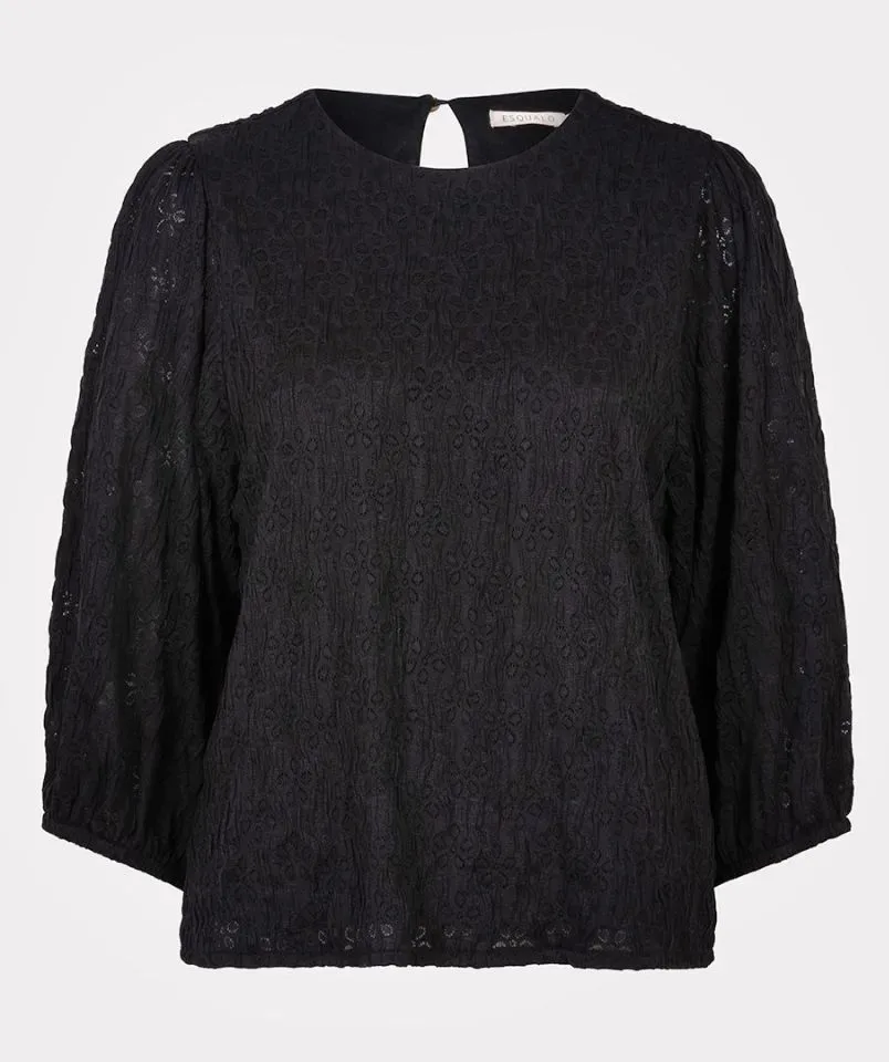 Esqualo Shirt: Zwart ( ESQ.288 )