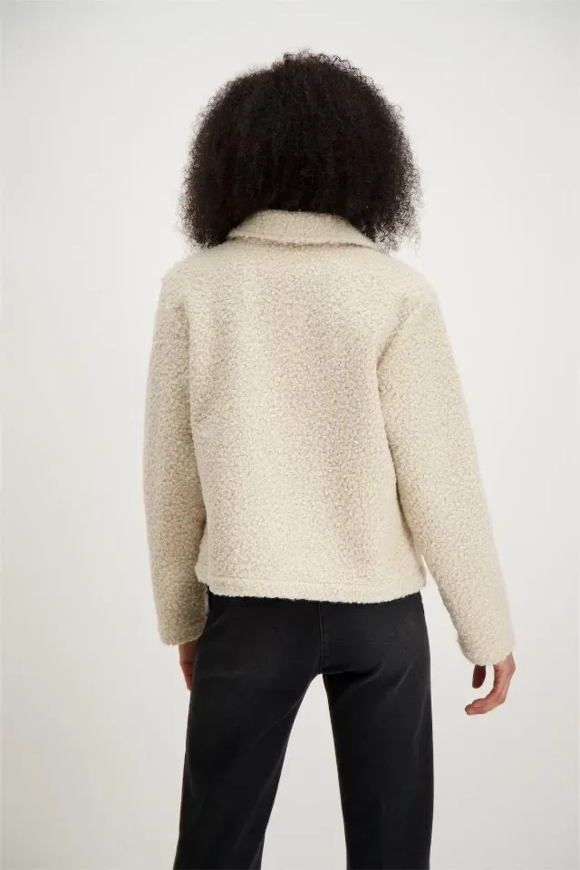 Signe Nature Vest: Teddy, Ecru (Signe.1264 )