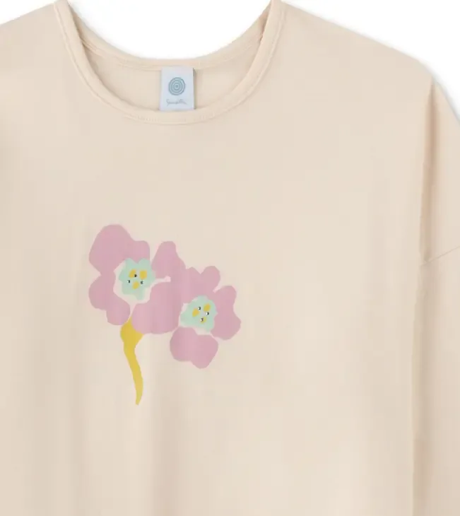 Sanetta Pyjama Meisjes: 100% Katoen, Beige ( SAN.125 )