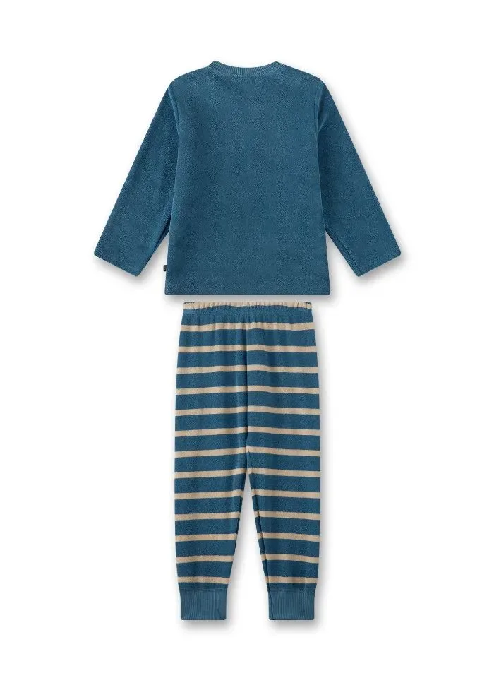 Sanetta Pyjama Jongens: ijsbeer, Badstof ( SAN.133 )