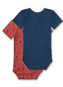Sanetta Romper jongens: Bever, Duopack ( SAN.138 )