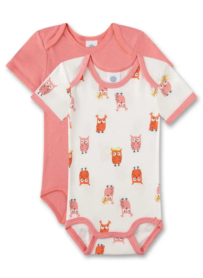 Sanetta Romper Meisjes: Uiltjes, Duopack ( SAN.137 )