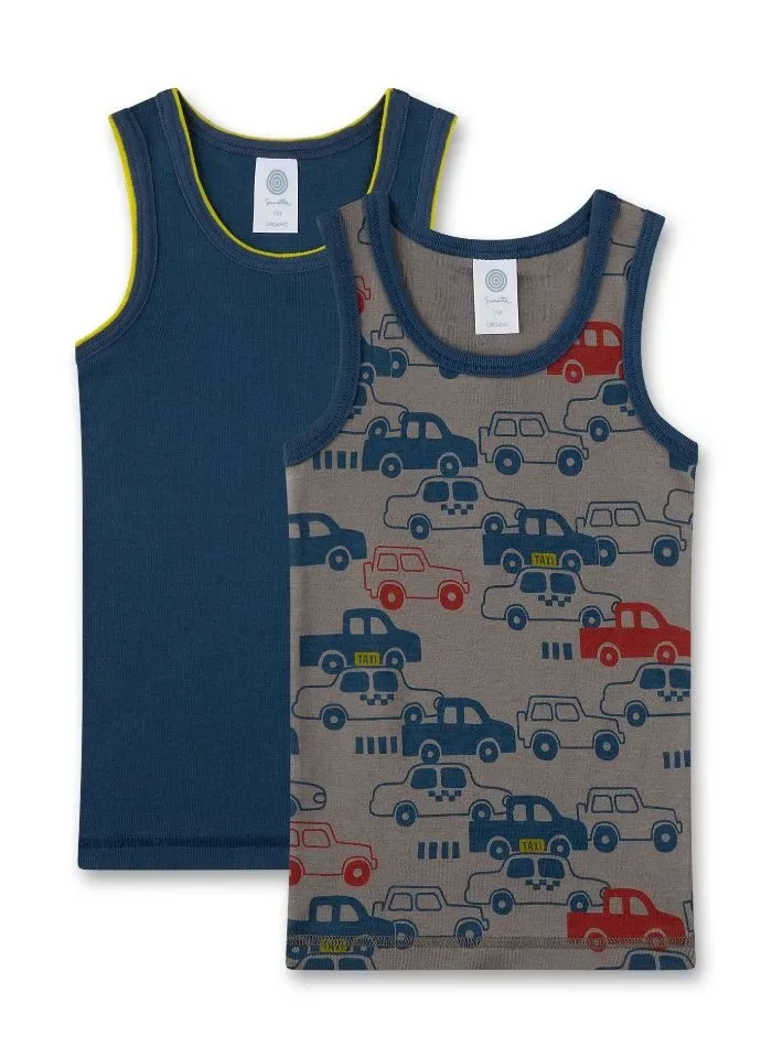 Sanetta Singlet jongens: Duopack, Auto's ( SAN.141 )