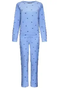 Pastunette Pyjama Dames: Licht blauw, Velours ( PAS.66 )