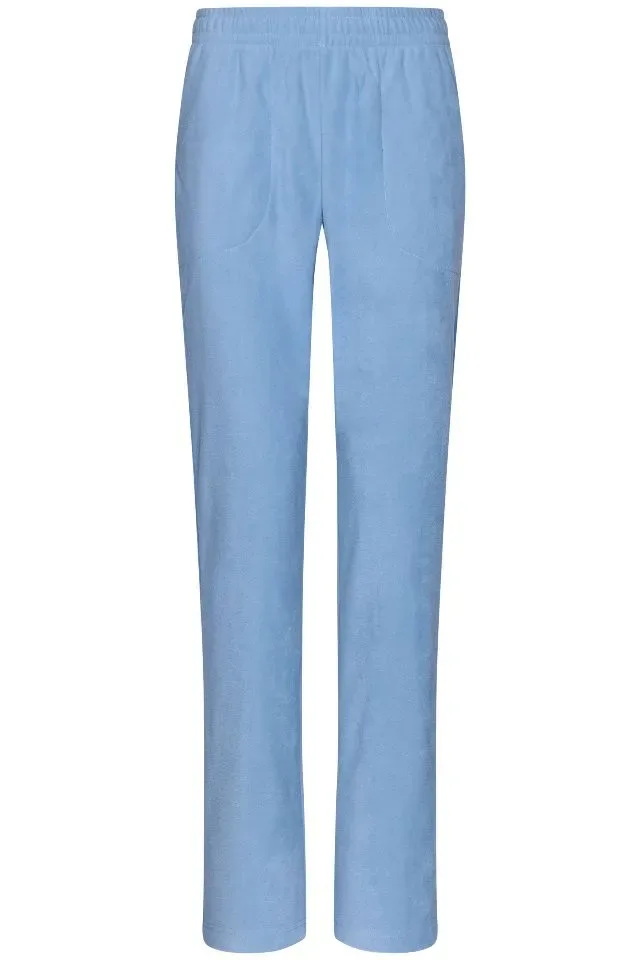 Pastunette homewear Dames: Blauw met rits, Velours ( PAS.49 )