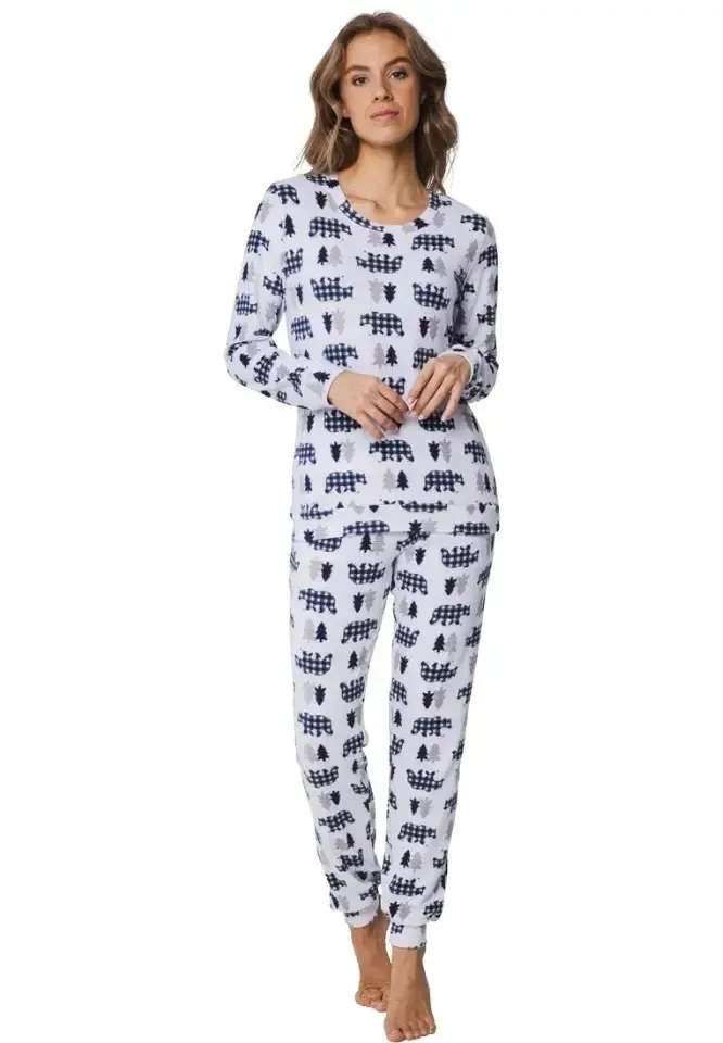 Pastunette Rebelle dames pyjama: Snow, Fleece ( PAS.42 )