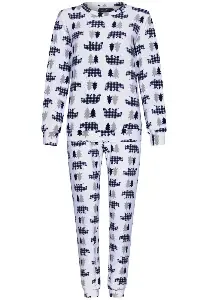 Pastunette Rebelle dames pyjama: Snow, Fleece ( PAS.42 )