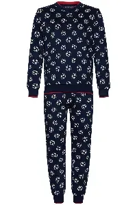 Pastunette Pyjama jongens: Interlock, Voetbalmotief ( PAS.56 )