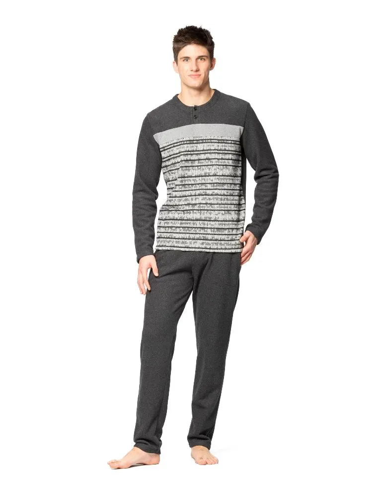 Egatex ( Soy ) Heren Pyjama: Punto Milano, warm ( EGA.433 )