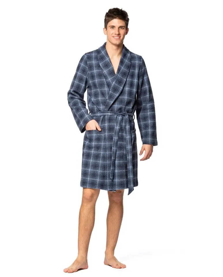 Egatex ( Soy ) Heren Kamerjas: gemoltoneerd, Blauw ( EGA.432 )