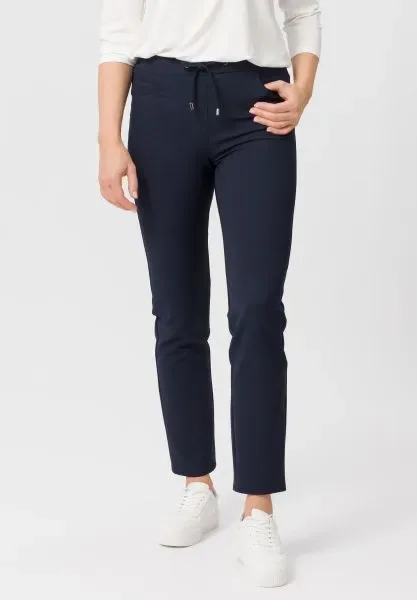 Frank Walder Dames Broek: Brenda, Donker blauw, met elastiek in de lenden ( WAL.39 )