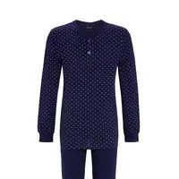 Ringella Heren Pyjama: Blauw, 100% Katoen ( RIN.541 )