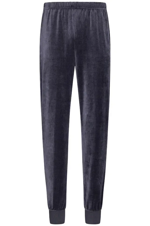Pastunette Heren Pyjama: Velours, Bordeau ( PAS.67 )