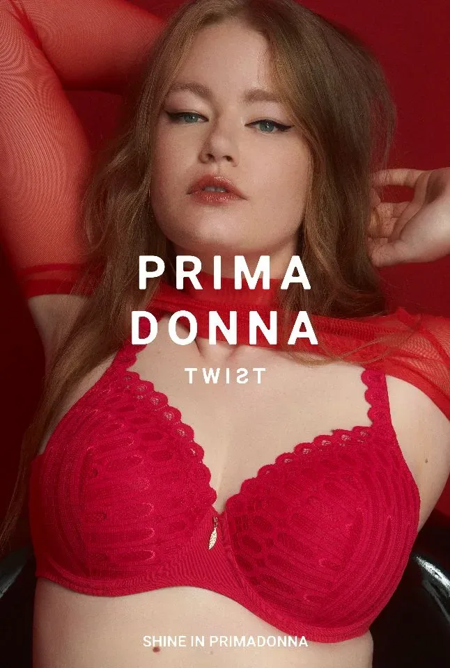 Prima Donna Twist BH: Los Ayala, Sangria, Hartvorm voorgevormd, Europese Maten ( pdo.308 )