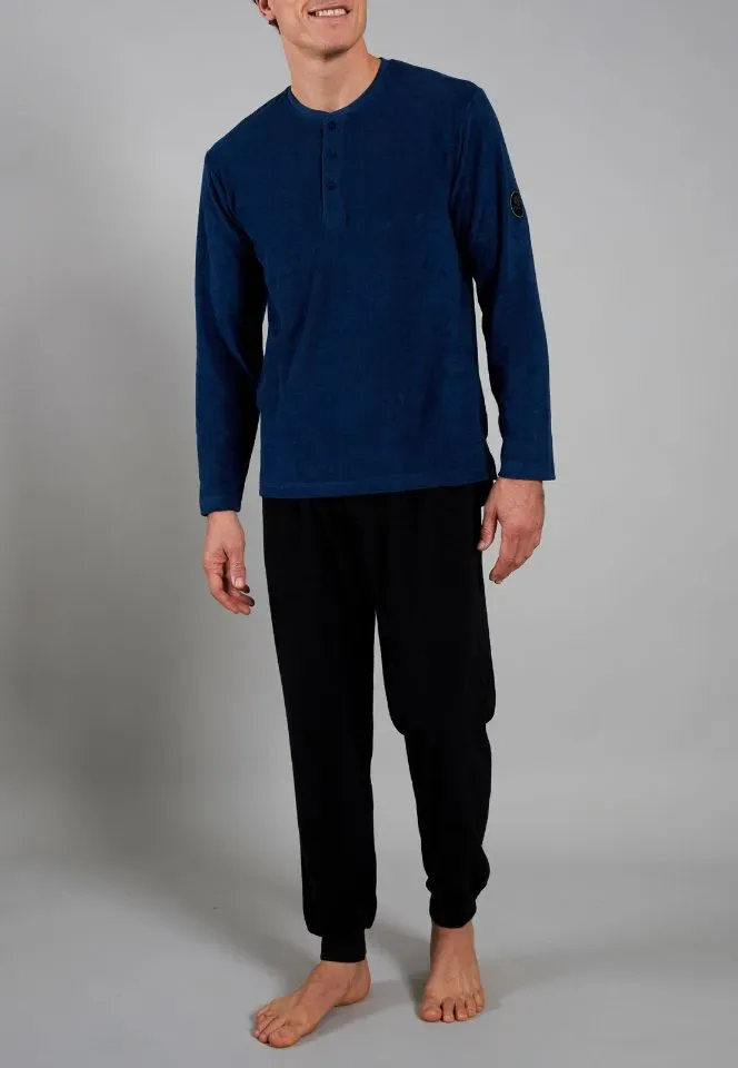 Ceceba Pyjama Heren: Blauw, Badstof ( TOM.37 )