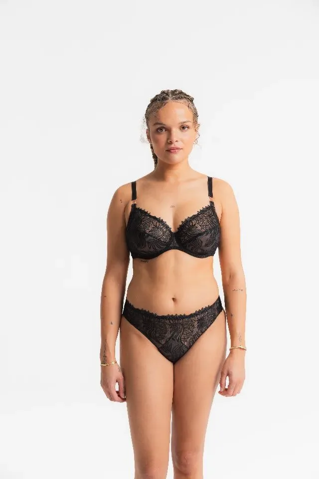 Louisa Bracq slip mini model: Swan, Zwart ( SEC.407 )
