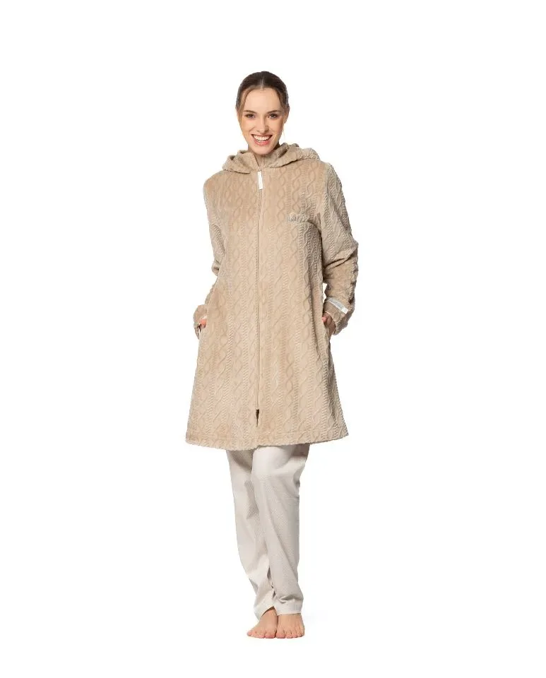 Egatex Kamerjas Dames: Beige, met rits ( EGA.450 )