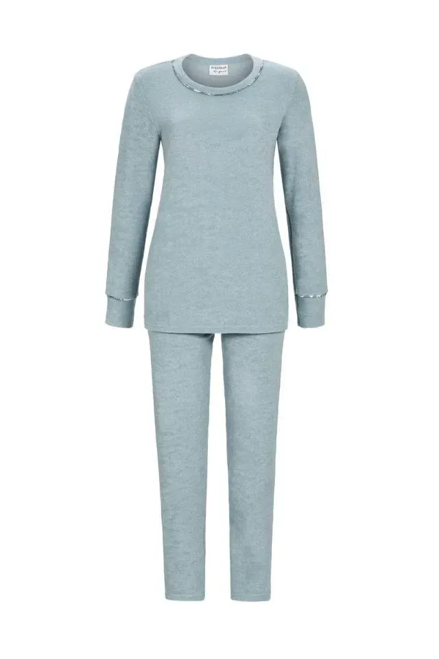 Ringella Pyjama Dames: licht blauw, gemoltoneerd ( RIN.538 )