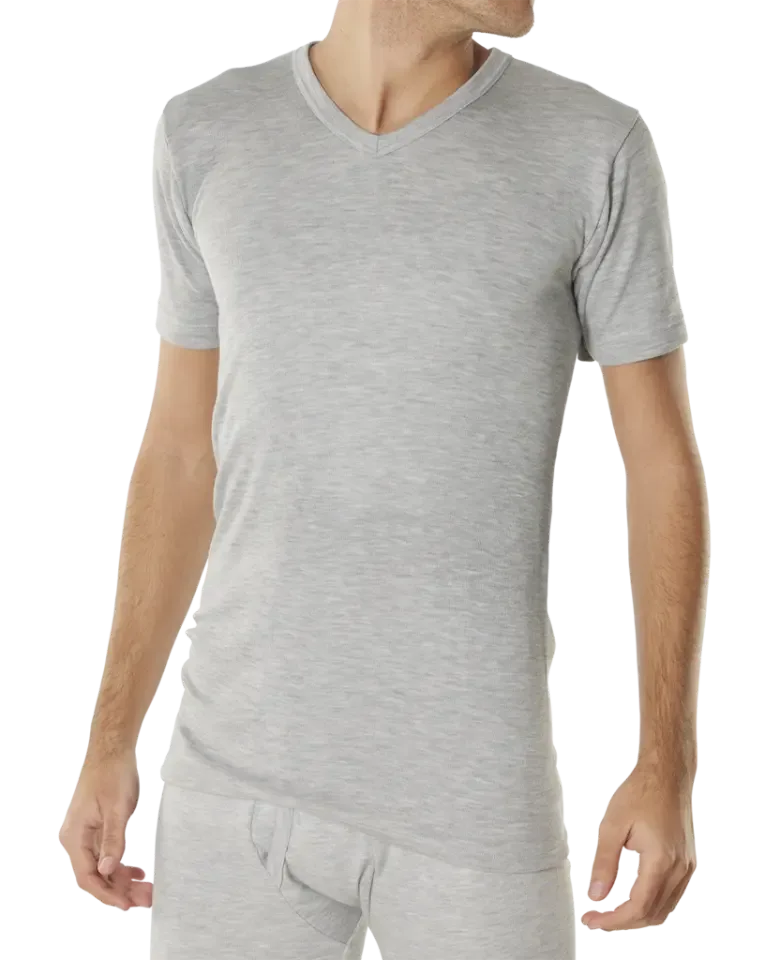 Stern Thermisch onderhemd Heren: Grijs, korte mouw, tot 3xL ( DUL.9 )
