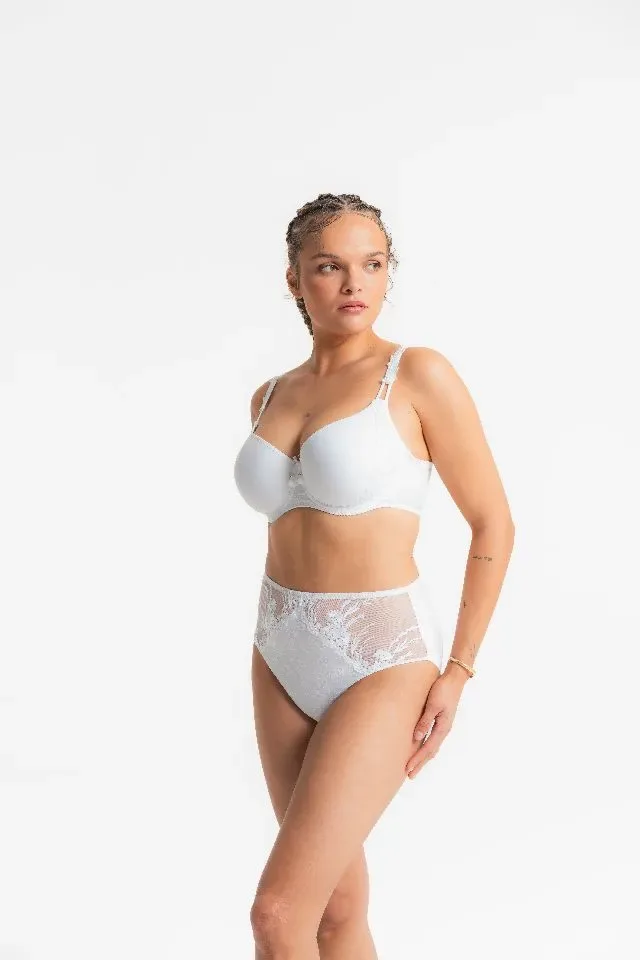 Louisa braque Taille slip: Nympha, wit, ( SEC.412 )
