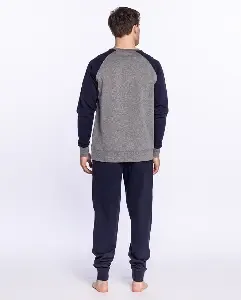 Punto Blanco heren pyjama / Training: Snowy, Blauw, gemoltoneerd ( PUN.63 )