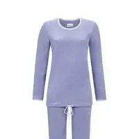 Ringella Dames pyjama: Badstof, warm, Blauw ( RIN.545 )