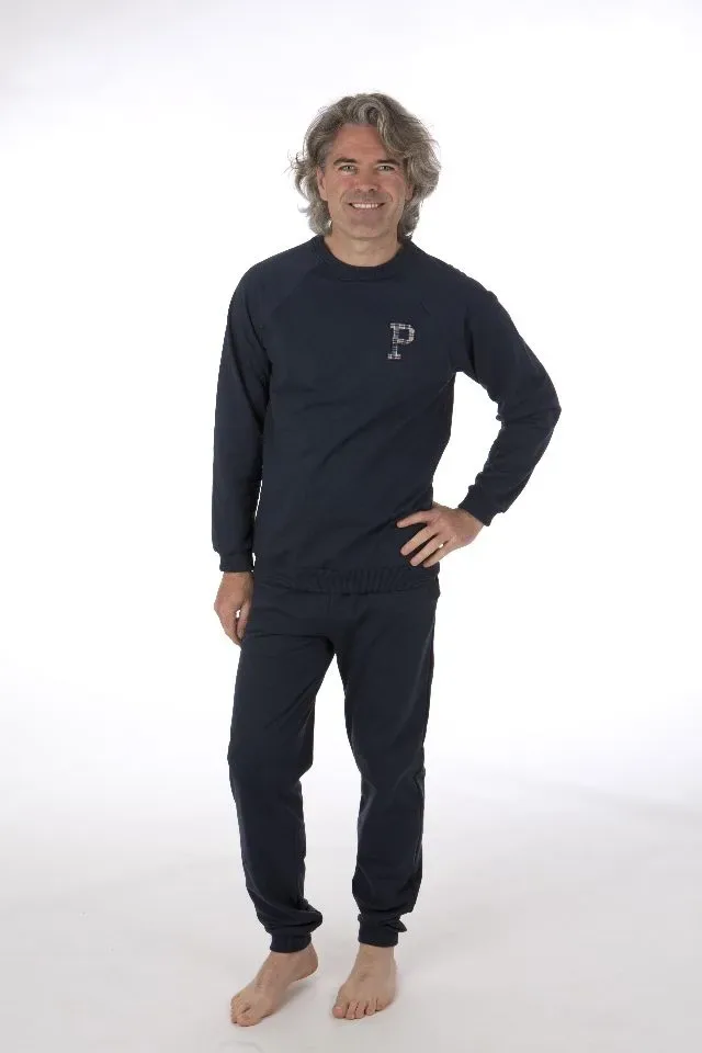 Perlina Jogging Heren: Donker blauw ( LINA.30 )