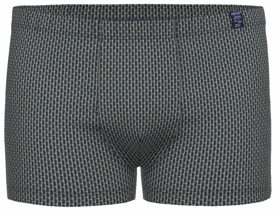 Ammann Heren Boxer: Gots Retro short, blauw ( AMM.638 )