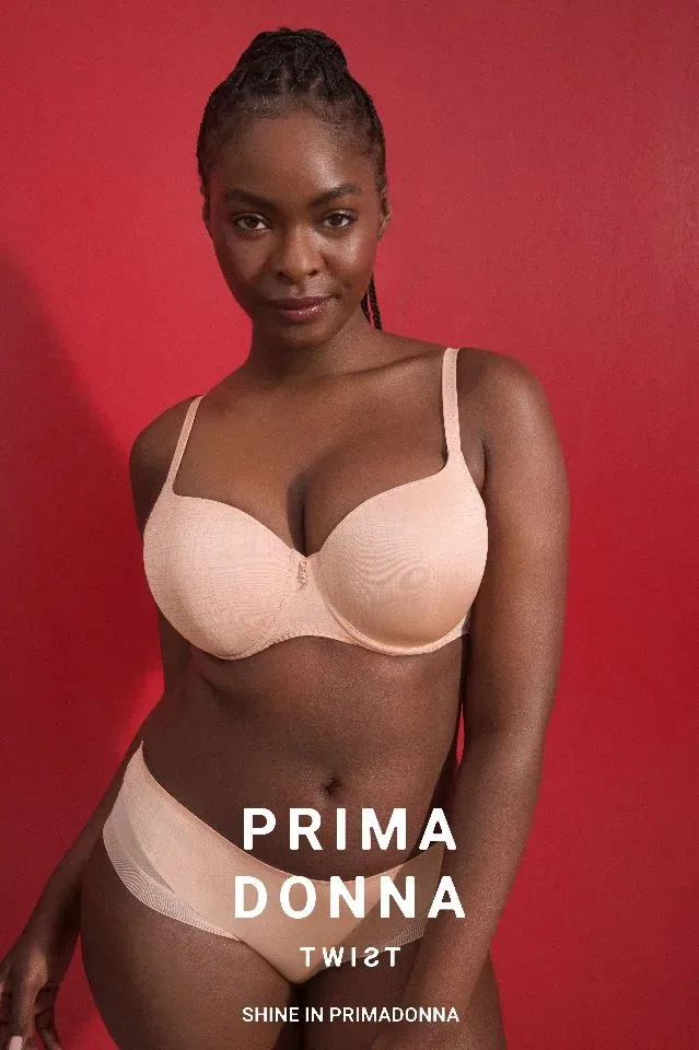 Prima Donna Twist Voorgevormde BH: Vennera, Dusty Pink, Europese Meten, Heartshape( PDO.330 )