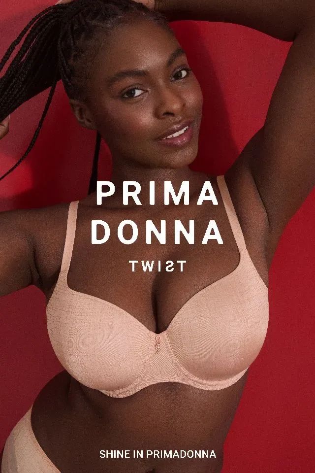 Prima Donna Twist Voorgevormde BH: Vennera, Dusty Pink, Europese Meten, Heartshape( PDO.330 )