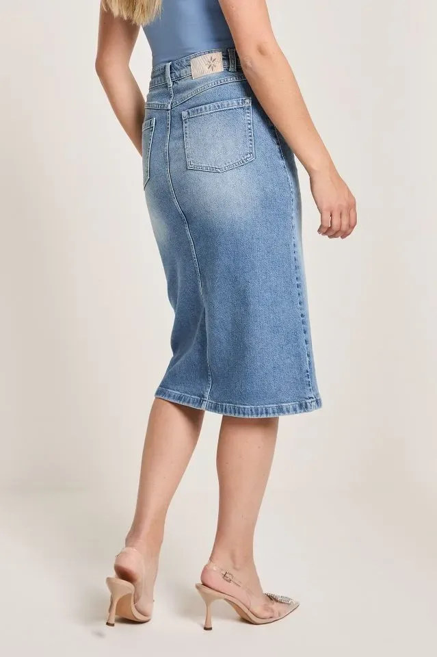 Para Mi Dames jeans rok: July, Cosmic Blue, Daily Denims  ( PARA.339 )