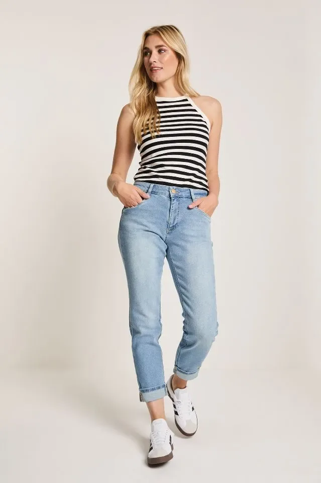 Para Mi Dames jeans broek: Bowie, Vintage Blue, Daily denims ( PARA.340 )