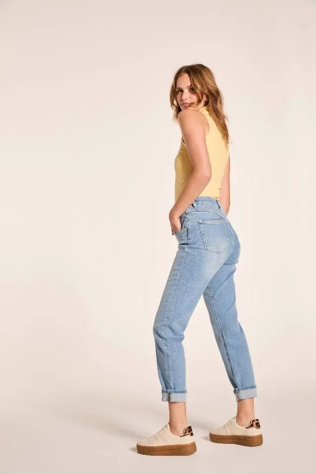 Para Mi Dames jeans broek: Bowie, Vintage Blue, Daily denims ( PARA.340 )