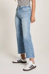 Para Mi Dames jeans broek: Mila ( Mini Flare ), Cosic Blue, Daily denims ( PARA.341 )