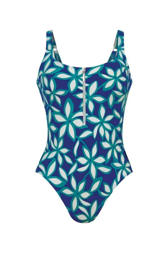 Rosa Faia Anita Badpak: Ocean Blue, met rits ( ANI.392 )