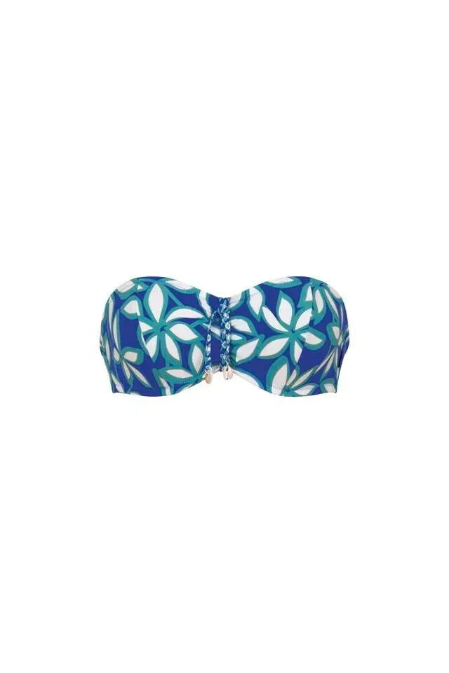 Rosa Faia ( Anita ) Bikini: Ocean blue, Strapless mogelijk, Midi Slip ( ANI.397 )