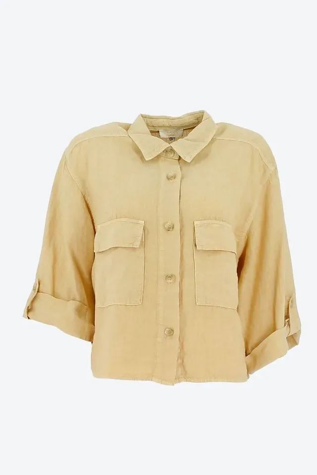 Signe Nature Bloes / blazer: Beige, Linnen ( Signe.1285 )