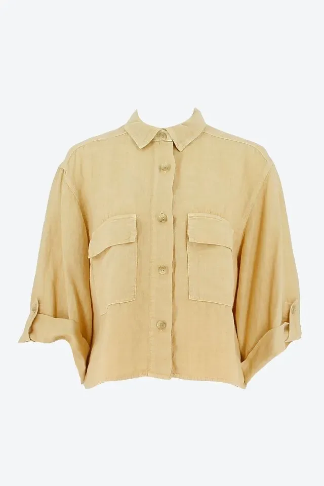 Signe Nature Bloes / blazer: Beige, Linnen ( Signe.1285 )
