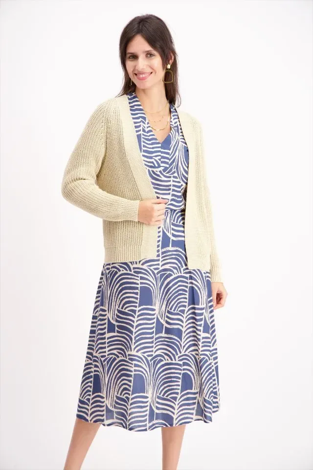 Signe Nature Cardigan: Beige ( Signe.1295 )