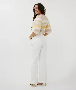 Esqualo Pull: Gestreept 3/4 mouw ( ESQ.310 )