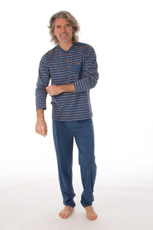 Perlina Heren pyjama: Lange mouw, Korte broek en lange broek ( LINA.76 )