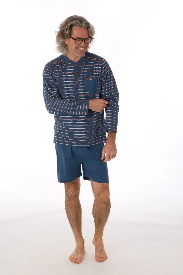 Perlina Heren pyjama: Lange mouw, Korte broek en lange broek ( LINA.76 )