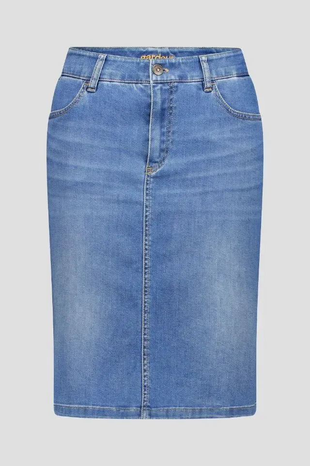Gardeur Jeans rok: Hedi550, Jeans blauw ( GAR.10 )