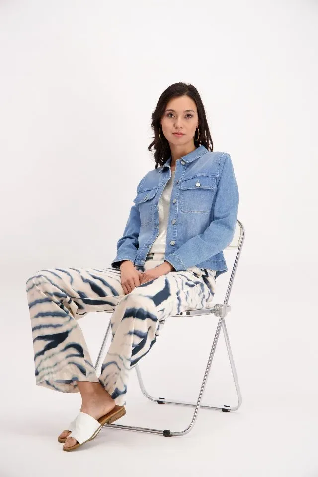 Signe Nature Jeansvest: Met knopen sIGNE.1308