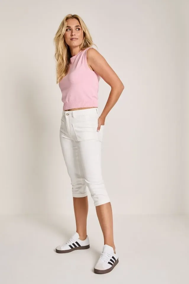Para mi broek: Grace ( pocket ), White, L20 ( PARA.355 )