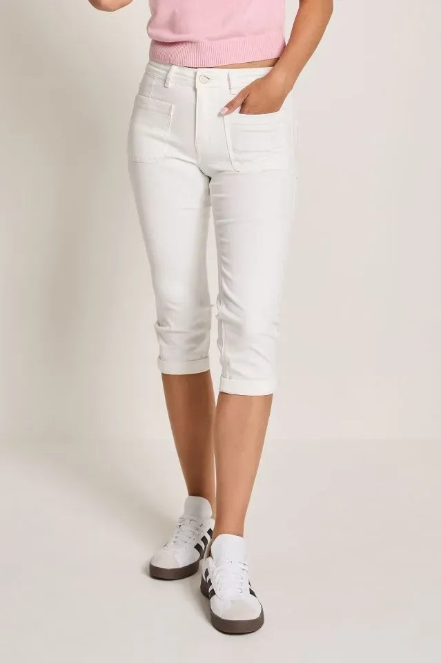 Para mi broek: Grace ( pocket ), White, L20 ( PARA.355 )