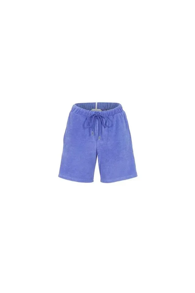 Ringella Bloomy Pyjama dames: Terry Badstof, Blauw, polo shirt ( RIN.557 )
