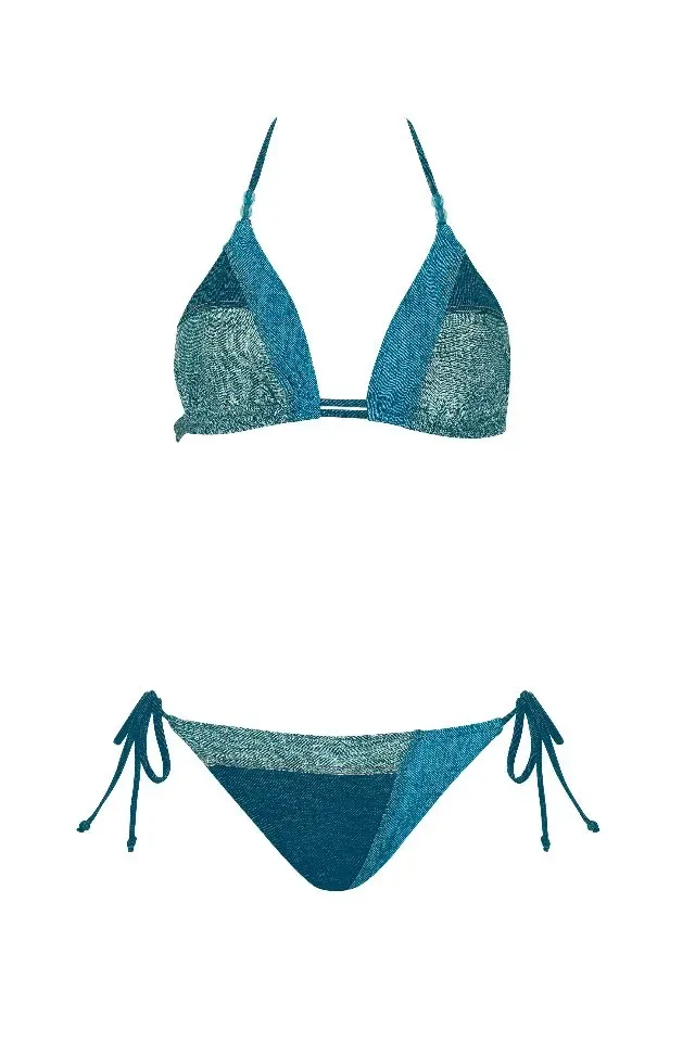 Sunflair Bikini: Jeans motief, Triangel model ( sunf.189 )